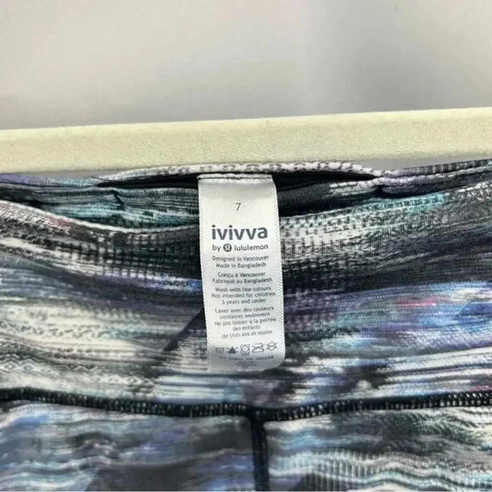 Ivivva (lululemon) Multicolor Abstract Print Leggings
